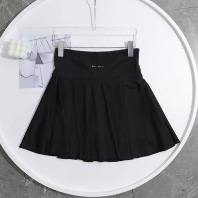 Women's Yoga White Sports Skirt  Fitness Running Tennis  Sexy Slim Pleated Skirt Anti Walking Halter Skirt Women's Clothing