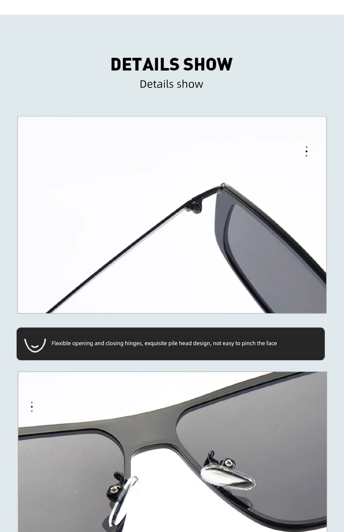 2024 New Autumn New One-Piece Windproof Goggles Y2g Cat Eye Retro Concave Shape Sunglasses Women's Fashionable