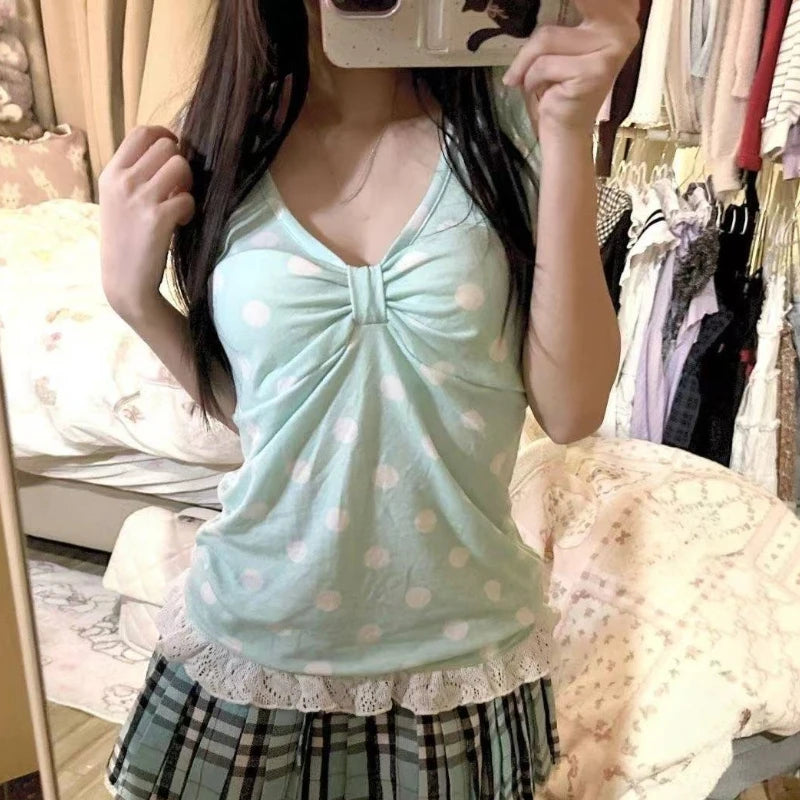 Front Gathered Tank Top