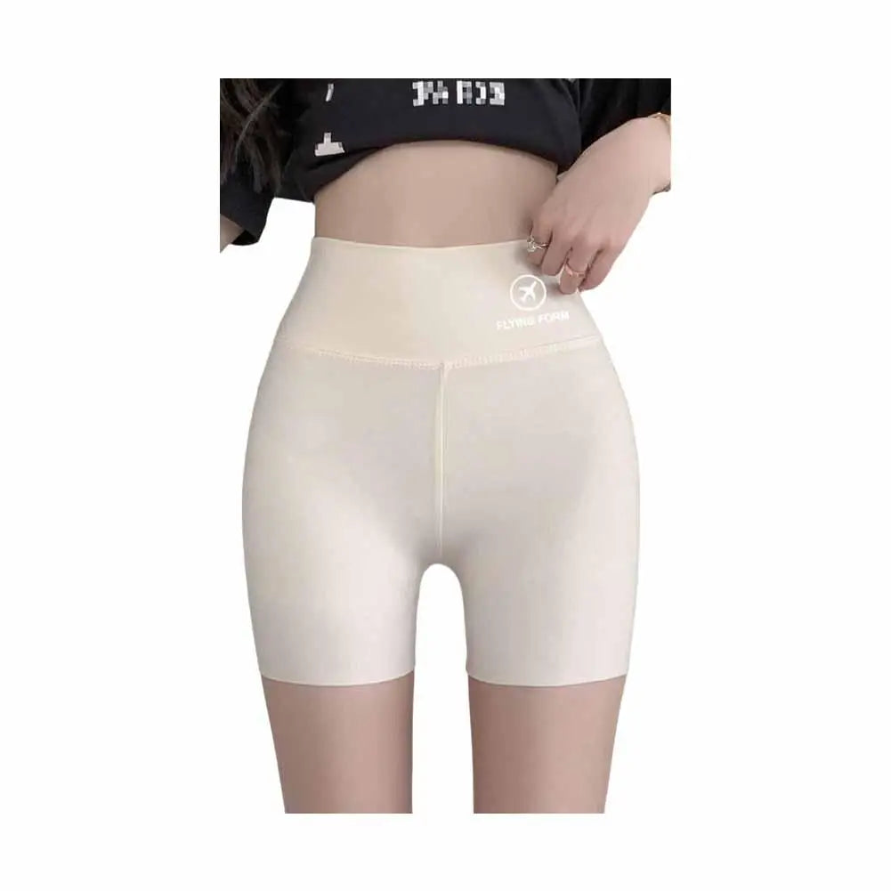 Yoga Shorts Women Fitness Shorts Ice Silk Breathable Running Cycling Shorts Leggings High Waist Hip Lifting Pants Gym Shorts