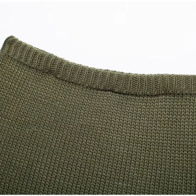 Fashion Knitted Cardigan Mini Skirt Sets Women Greenl Long Sleeve Single-breasted Sweater 2 Piece Set Lady All-matching Outfit