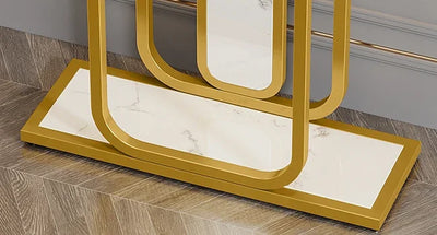Modern Console Table, Entrance Table, Foyer Table for Entrance, Living Room, Hallway(without light strip)