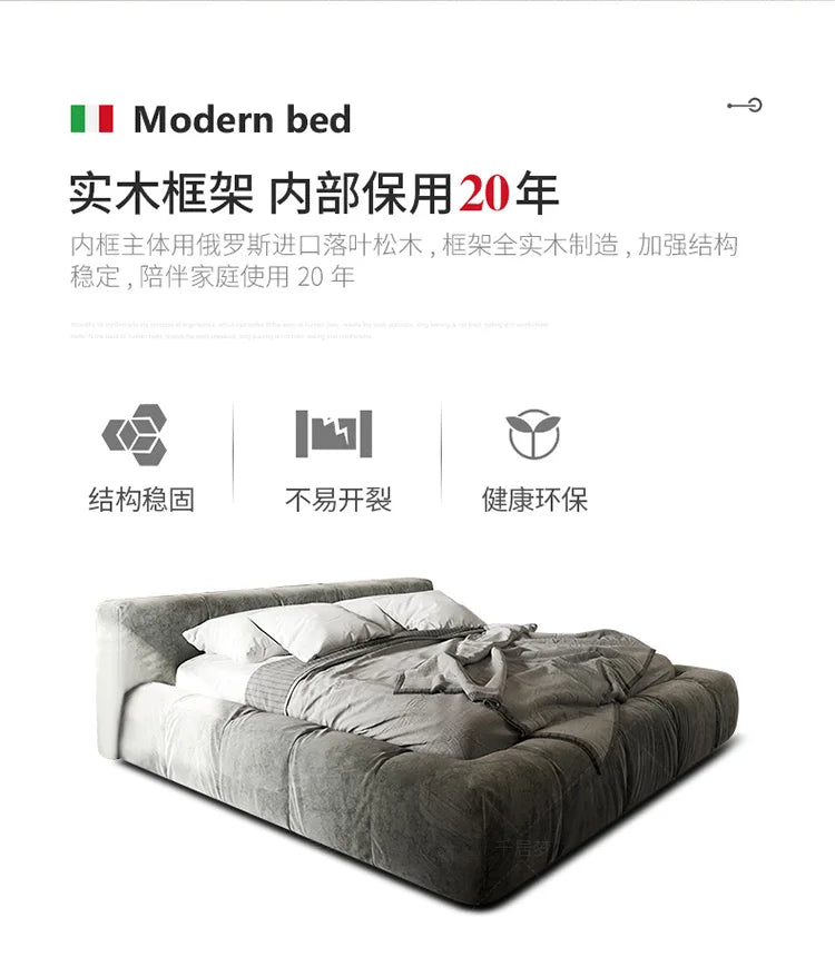 European Fashionable Bed Frame Confortable Ltalian Style Quality Wedding Bed Designer Create Twin Cama De Casal Beds Furniture