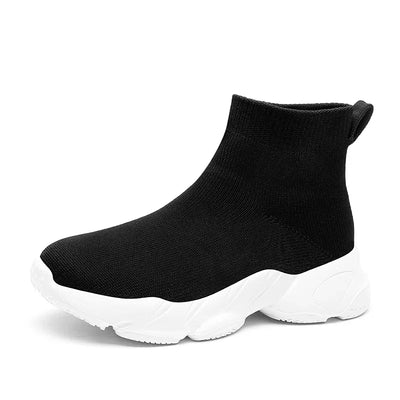 Sock Shoes 2024 New Fashionable Luxury Designer High Top Children's Shoes Comfortable Casual Running Sports Tennis Shoes