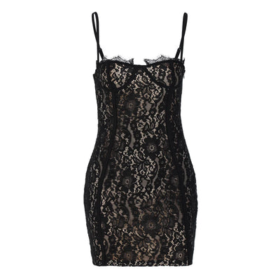 Hugcitar Black Sleeveless Slip Floral Print Sexy Bodycon Slim Mini Prom Dress Summer Women Fashion Y2K Clothes Party Nightclub