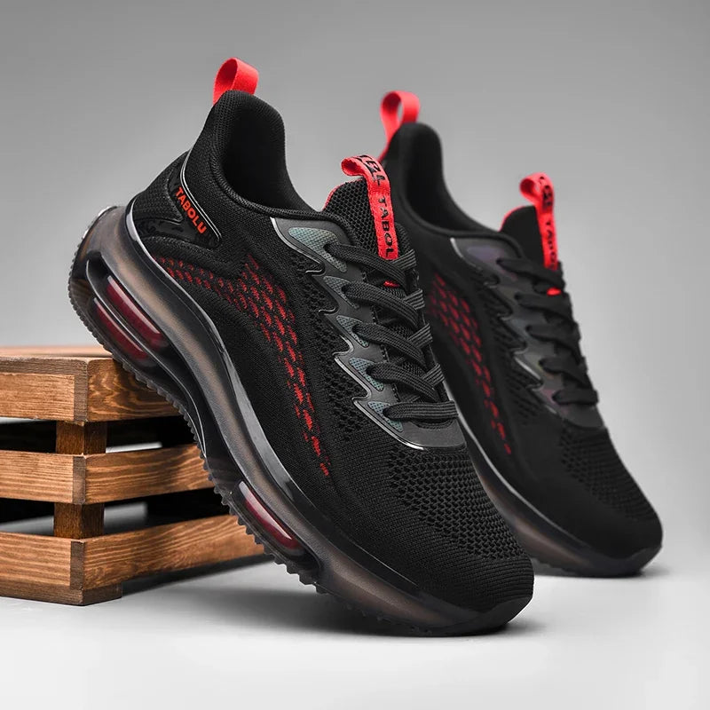 Sneakers Men New Fashionable Thick Soled Anti Slip Shock-absorbing Running Casual Sneakers Summer Mesh Shoes Zapatillas Hombre