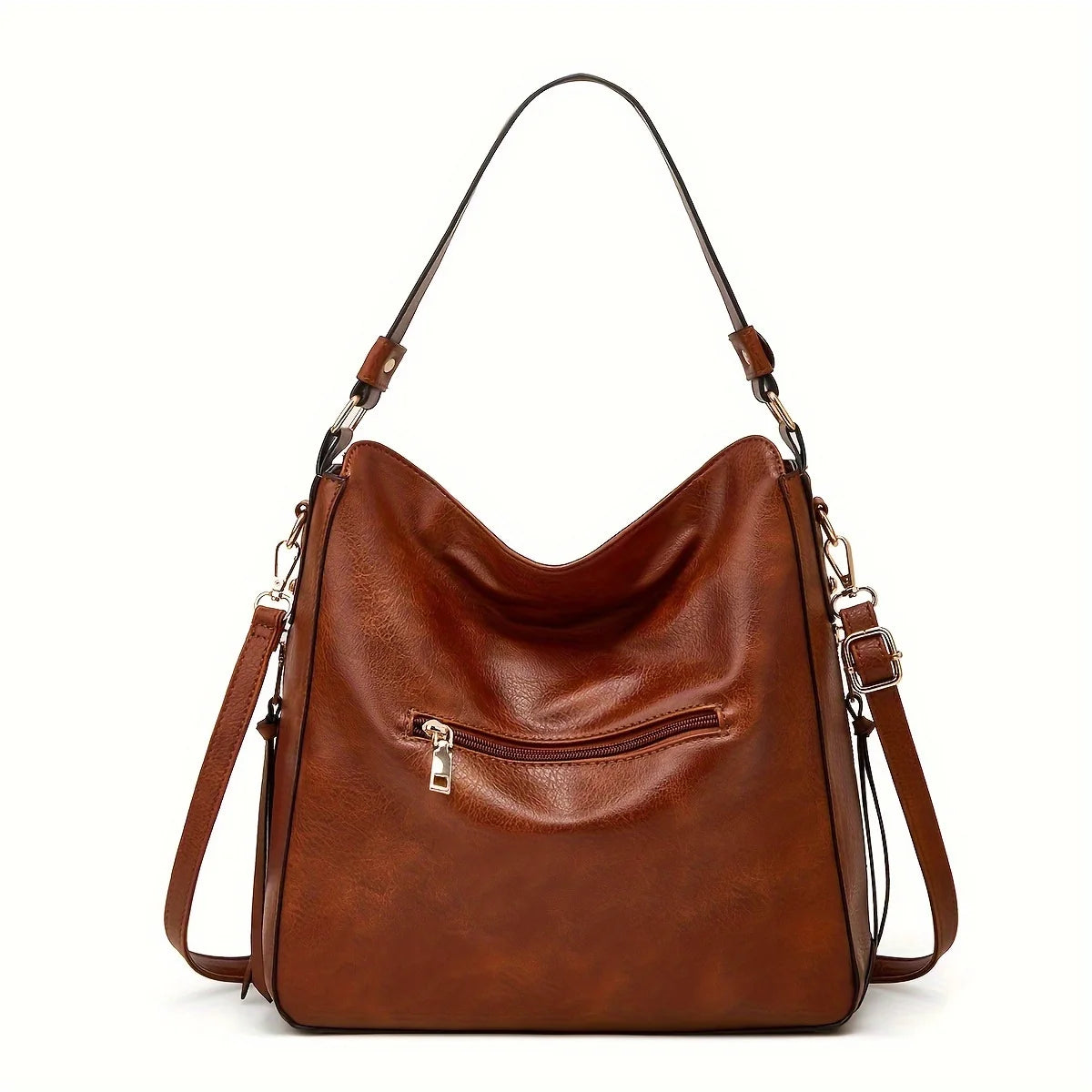 2PC Set Purses Tote Bag For Women, Handbags PU Leather Large Shoulder Bag,  Cow Pattern Work Bags With Multi-Pockets