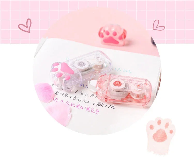 Mr. Paper 3 Style Cute Cat Claw Correction Tape Creative Large Capacity Cute School Supplies Stationery Kawaii Accessories