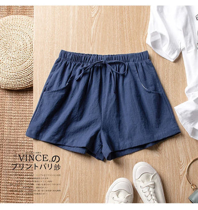 Casual Linen Workout Shorts