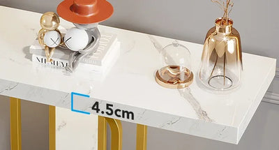 Modern Console Table, Entrance Table, Foyer Table for Entrance, Living Room, Hallway(without light strip)