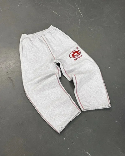 Y2K New Gothic Retro Letters Embroidered Jogging Casual Pants Men's and Women's Hip-Hop Harajuku Fashion Casual Straight Pants
