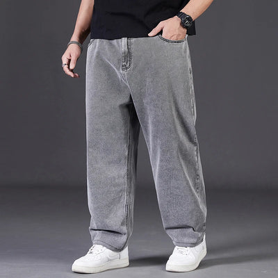 Big Size Jeans Men Large Size Jumbo Long Loose Pants Plus Size Loose Jeans Men