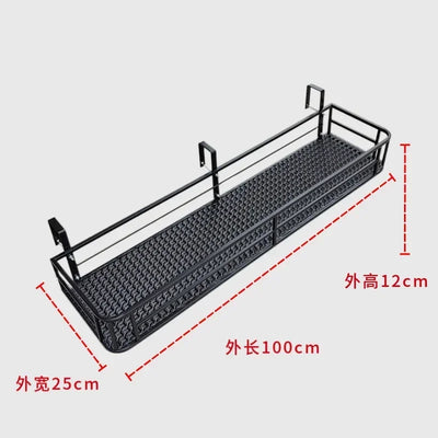 Elegant European-Style Flower Stand Expansive Iron Art Balcony Rail Organizer Decorative Hanging Pot Holder Urban Green Space