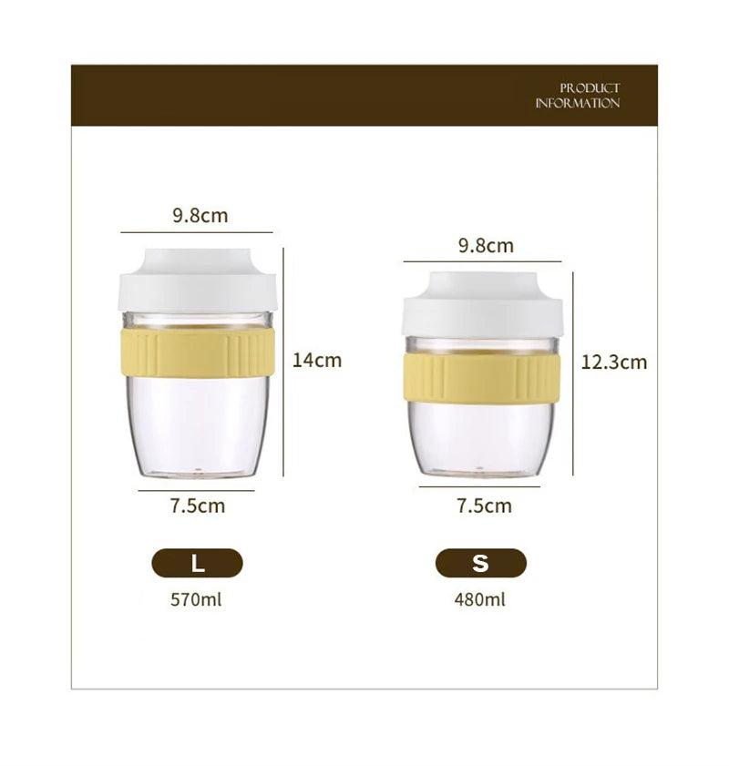Breakfast Cup Oat Cup Nut Yogurt Salad Cup Container Set Sealed Portable Fitness School Lunch Box Food Storage Cup Bento Box New