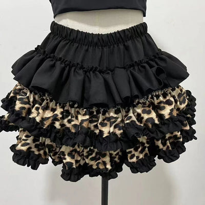 Gothic Y2k Elastic Waist Harajuku Y2k Short Skirt