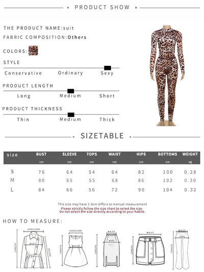 Leopard Print Set