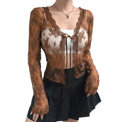 See Through Cardigan