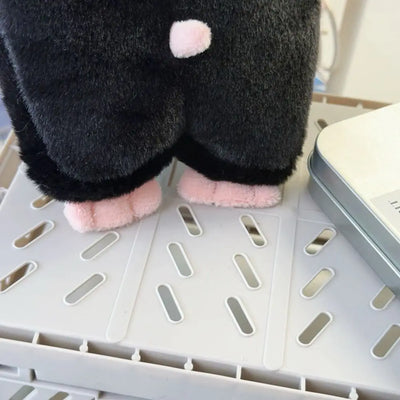 3D Mole Pencil Case Plush Cute Stationery Storage Bag Large Capacity Dirty Resistant Stationery Case Middle School Student