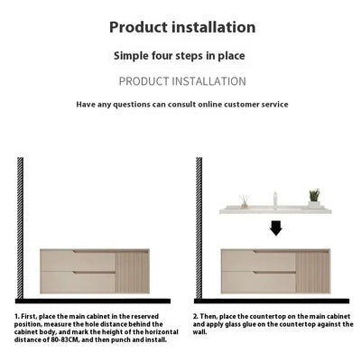 Furniture Basin Combination Bathroom Cabinet Modern Sink Washbasin Minimalist Bathroom Cabinet Washbasin Home Furniture