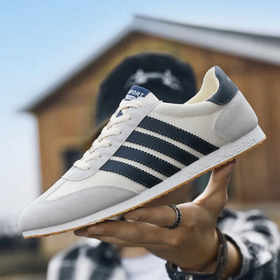 Men Mesh Casual Sports Shoes Spring and Autumn New Fashion Casual Forrest Gump Versatile Lace Up Student Running Shoes