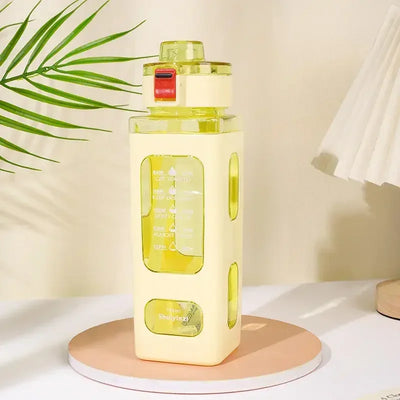 700ml Sports Water Bottle Portable Sippy Cup Suitable for Outdoor Sports Cycling Straw Water Cup Plastic Travel Tea Juice Cup