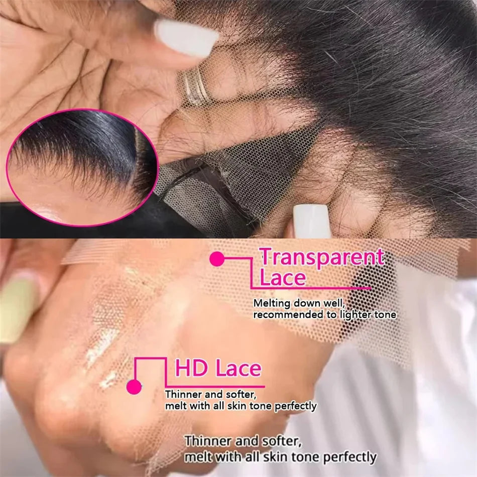 200 Density Body Wave 13x4 Lace Frontal Wig Human Hair 13x6 hd Lace Frontal Wig for Black Women
