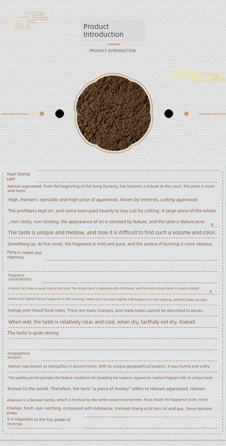 [Yuan · Agilawood Stick] Hainan Agarwood For Home Indoor Natural Aromatherapy Sleep Aid Buddha Worship Purification Air 250G