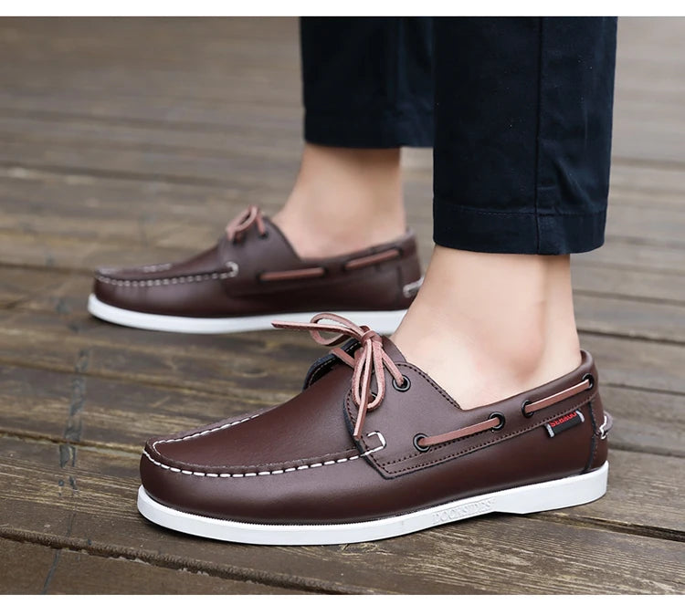 2025 New  Loafers Men  Sneakers Driving Shoes Casual Men Shoes  Footwear Docksides Classic Boat Shoes