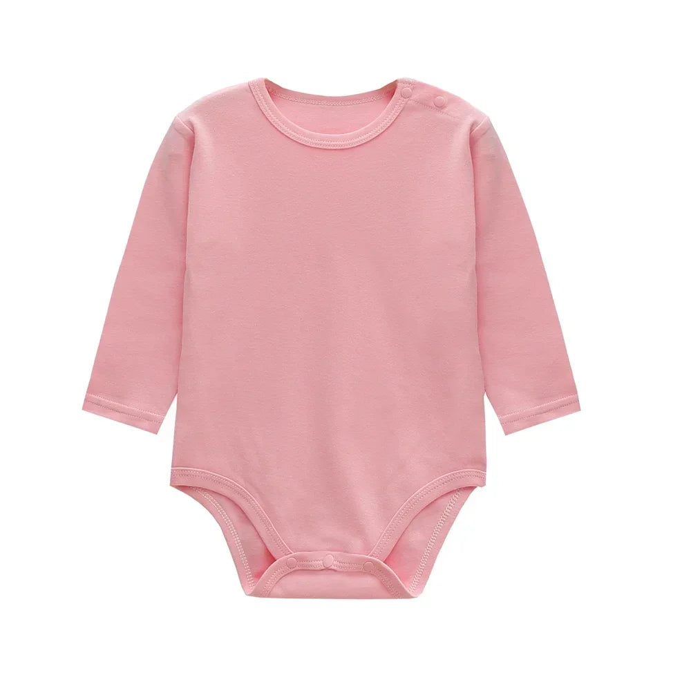 INSULAR Baby Cotton Rompers Infant Soft Jumpsuit Newborn Comfortable Bodysuits Kids Triangle Climbing Clothes Short Long Sleeves