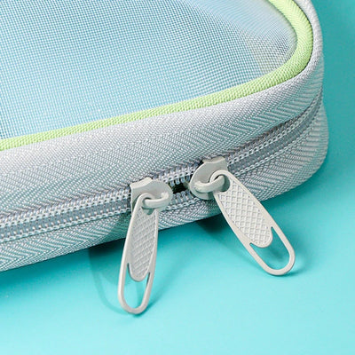 3 Layers Stationery Storage Bag Stationery Mesh Zipper Bag File Folders Large Capacity Storage Bags School Office Organizer 파우치