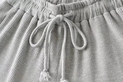 2025 New Summer Ruffled Shorts Fashion Women Y2K Solid Higt Waist Comfortable Loose Short Pants Casual Streetwear Chic Clothing