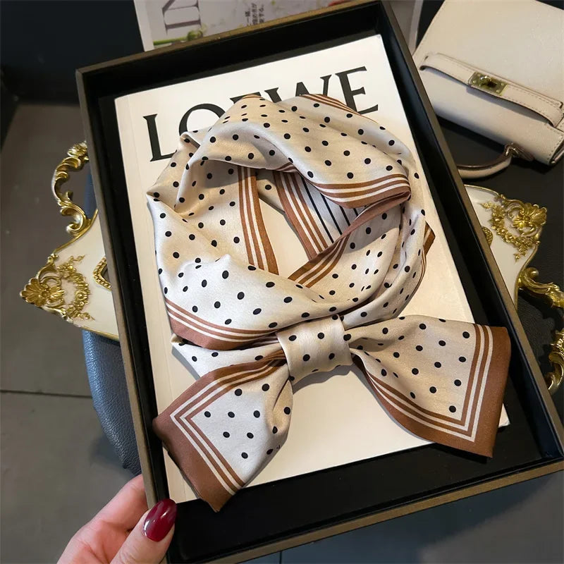 2025 Horse Print Skinny Ribbon Women Scarf Fashoin Hair Hand Wirst Folard Neck Tie Lady Headband Scrunchie Echarpe Silk Scarves