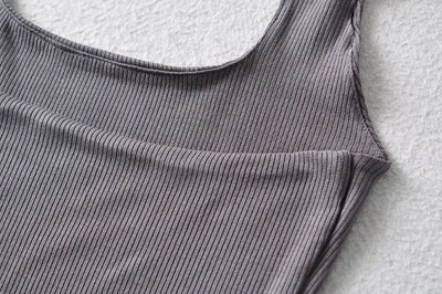 Sexy Women Crop Top 2023 Summer Double Halter Tops Sleeveless Tanks