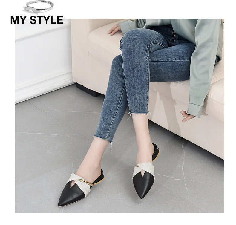 Brand Elegant Heels Summer Women's Shoes Woman Sandals Leisure Slippers Comfortable Open Toe Slip-On Slides