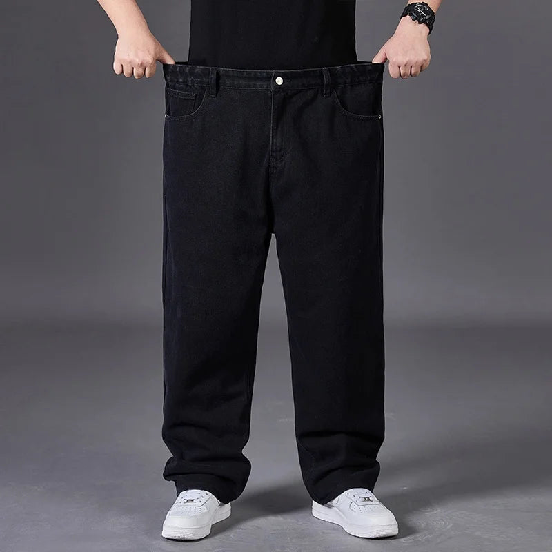 Big Size Jeans Men Large Size Jumbo Long Loose Pants Plus Size Loose Jeans Men