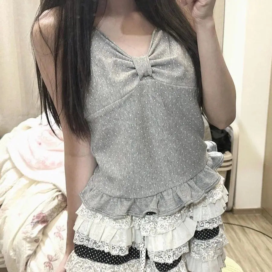 Front Gathered Tank Top
