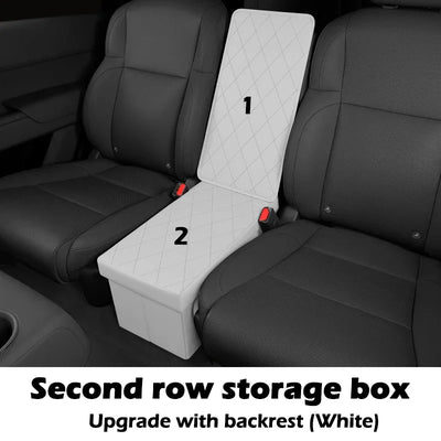 2nd Row Car Seat Organizer for Hyundai Palisade 2023-2025 Console Organizer Backseat Box Dog Toy Box Storage Bin