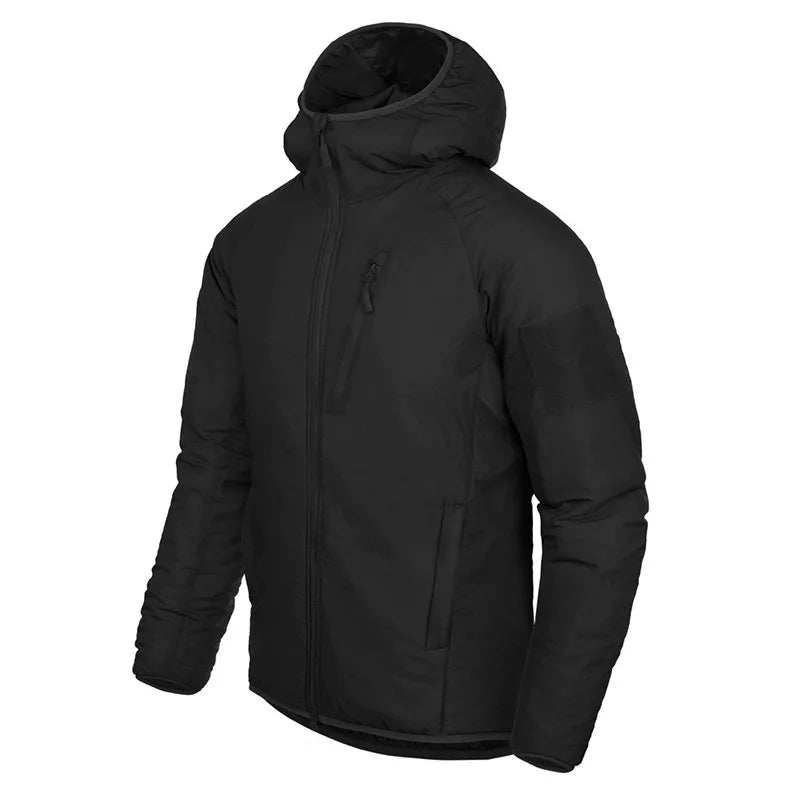 Helikon Men's lightweight tactical hoodie thermal jacket for outdoor recreation, urban commuting hiking and camping