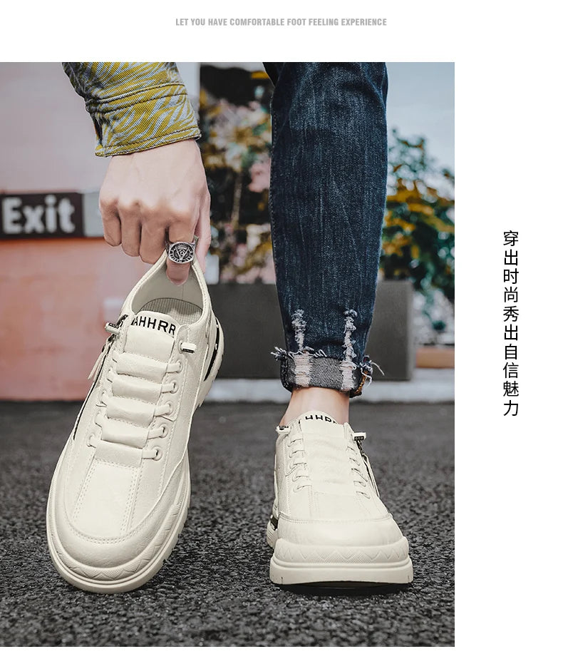 CYYTL Mens Shoes Casual Sneakers Leather Skateboard Summer Luxury Outdoor Hiking Designer Sports Tennis Running Platform Loafers