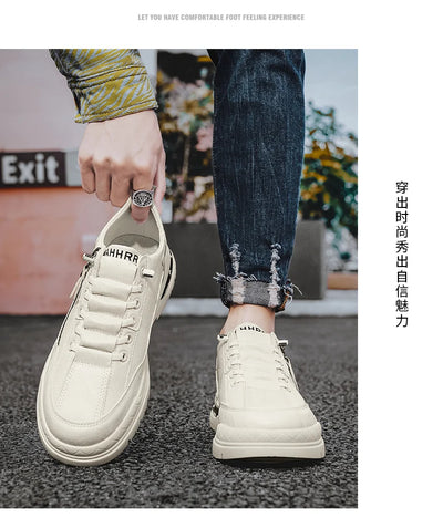 CYYTL Mens Shoes Casual Sneakers Leather Skateboard Summer Luxury Outdoor Hiking Designer Sports Tennis Running Platform Loafers