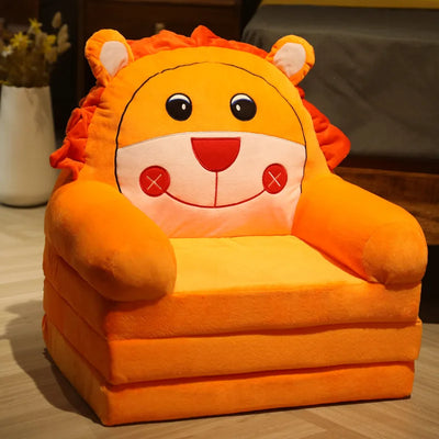 Children Sofa Cute Cartoon Lazy Folding Small Sofa Bed Girl Princess Baby Toddler Dual-purpose Small Child Seat