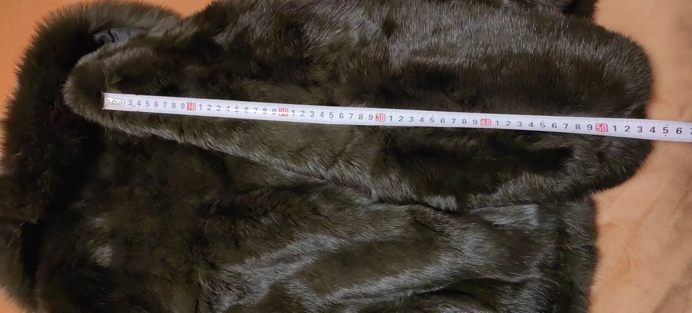 Real Rabbit Fur Coat Women Autumn Winter Short Jacket Thick Warm New Fashion Fox Fur Collar Elegant Female Warm Outerwear