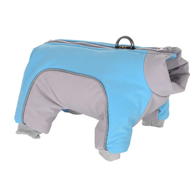 Pet Dog Cozy Clothes For Small Medium Dogs Cats Winter Windproof Puppy Reflective Cozy Jacket Coat Bulldog French Pug Jumpsuit