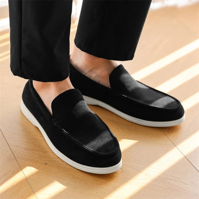 Men's Casual Shoes Suede Leather Loafers Classic British Style Men Shoes Lightweight Soft Moccasins Male Slip on Driving Flats