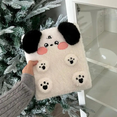 A6 Binder Photocard Holder Cute Plush Dog Cat Photo Album Kpop Idol Photocards Collect Book Student School Notebook Stationery