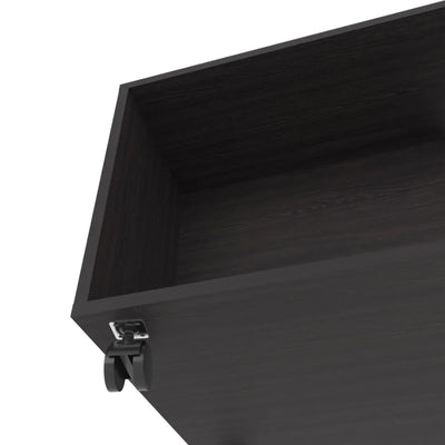 Gu Oidak Coffee Table with Open Storage and Caster Wheels gue