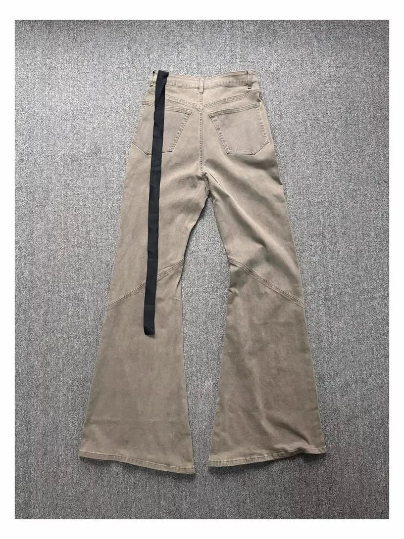 Brand New Rick Sand Zipper Pocket Fit elasticity slim fit PANT Jeans Cotton Denim Pants Comfort Casual Jeans Size S M L XL #A4