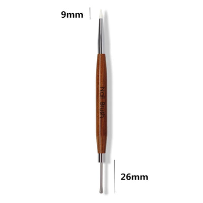 1/2/3Pcs Double Head Nail Art Brush Spatula Poly Nail Gel Pen Manicure Tip Extension Acrylic Builder Accessory Rod Tool