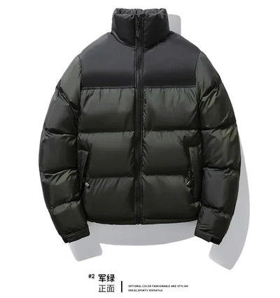 Jacket Male Overcoat Outwear Plus Size 4XL Winter Men Casual Windproof Padded Duck Down Parkas Coat Man Thick Stand Collar Parka