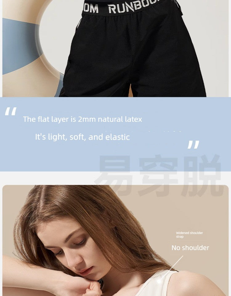 Breast Contrasting Swimsuit Unisex Style Plus Size Women's Swimsuit 2024 New Arrival Seaside Vacation Hot Spring Split Swimsuit